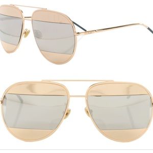Dior Split Gold/Silver Sunglasses